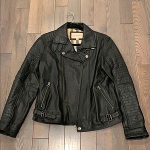 Burberry Kid’s Boys Leather Jacket